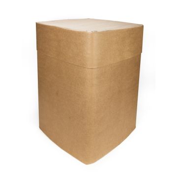 55 Gallon UN Rated Square Fiber Drum with Fiber Cover