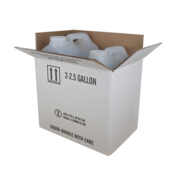 10 Liter F-Style HDPE Natural Bottles with Shipping Box