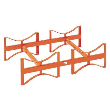 Portable Drum Rack - 2 Drums Horizontal Storage