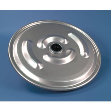 Stainless Steel Cover With Fusible Poly Vent Closure