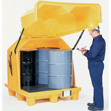 Secure Secondary Containment Inside or Outside 4 Drum