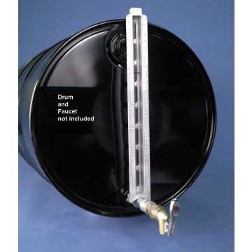 Calibrated Sight Gauge for Horizontal Drums - PVC Valve