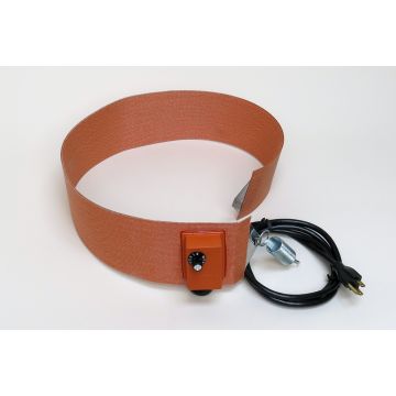 Silicone Rubber Drum Heater - 4 Inch Wide - 15 Gallon