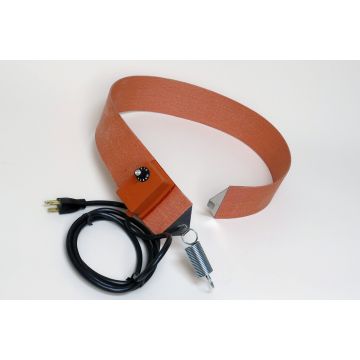 Silicone Rubber Drum Heater - 3 Inch Wide - 15 Gallon