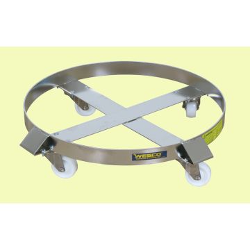 Heavy Duty Stainless Steel Dolly 55 Gallon Drum