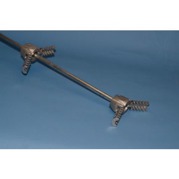 Heavy-Duty Swing-T Barrel Mixer Blade - Propeller - 36 Inch Long Shaft