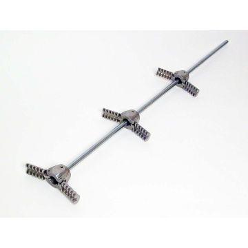 Heavy-Duty Swing-T Barrel Mixer Blade - Propeller - 36 inch Long Shaft