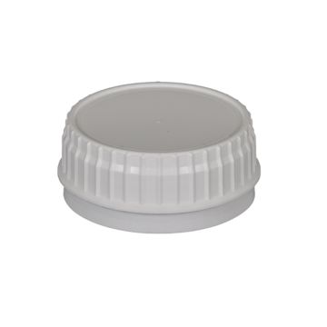 White Polypropylene Screw Cap – 63 mm