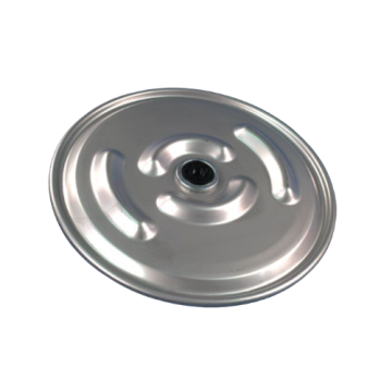 Stainless Steel Cover With Fusible Poly Vent Closure