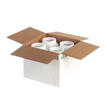 4 pack of 1 gallon wide mouth jars with shipping box.