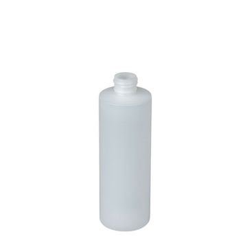 6 oz Natural HDPE Cylinder Bottle, 24-410