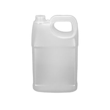 1 Gallon Natural HDPE F-Style Bottle, 38-400