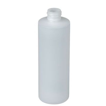 16 oz HDPE Plastic Cylinder Bottle, 28-410, Natural