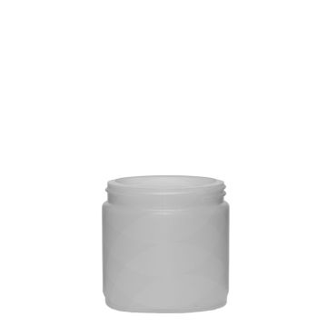 16 oz HDPE Wide Mouth Jar, 89-400, Natural