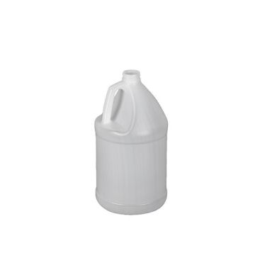 Plastic Half Gallon Ribbed Bottle, 38mm Opening