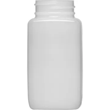 120 cc Natural HDPE Oblong Packer, 38-400