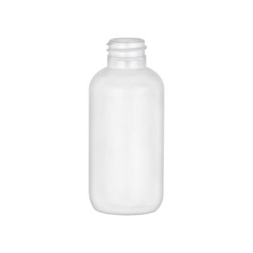 2 oz White HDPE Boston Round Bottle witha 20-410 neck finish