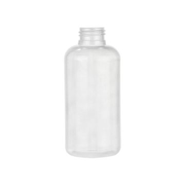 4 oz Natural HDPE Boston Round Bottle with a 24-410 Neck Finish