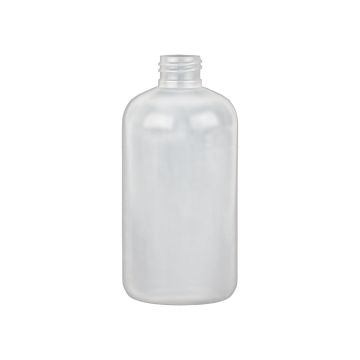 8 oz Natural HDPE Boston Round Bottle, 24-410
