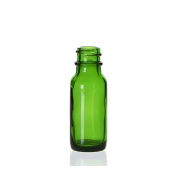 1/2 Ounce Green Glass Boston Round, 18-400