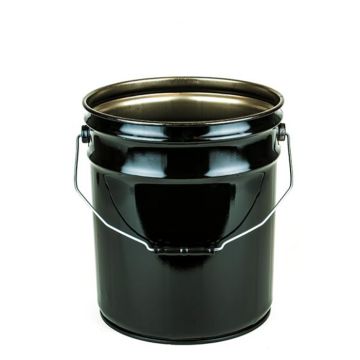 Black open head pail