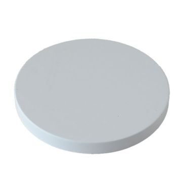 Large White Metal Lid