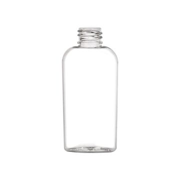 2 oz Clear PET Cosmo Oval Bottle, 20-410