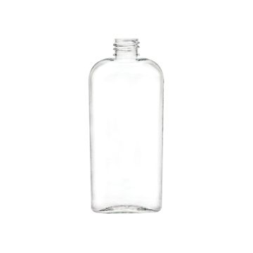 4 oz Clear PET Cosmo Oval Bottle, 20-410