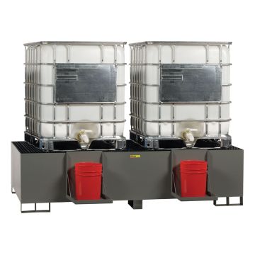 Containment & Dispensing Station For Two IBC Tanks