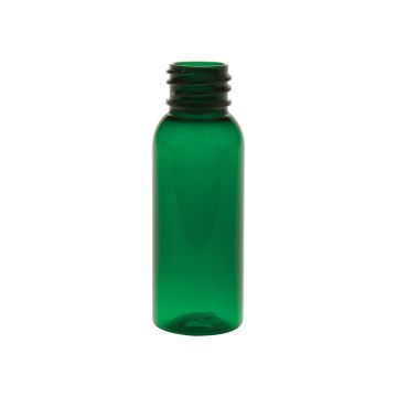 1 oz Green PET Cosmo Round Bullet Bottle, 20-410