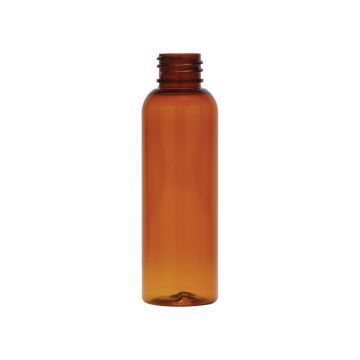 2 oz Amber PET Cosmo Round Bullet Bottle, 20-410