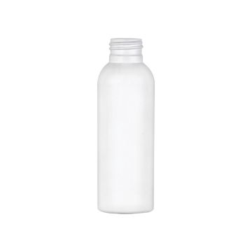 2 oz White HDPE Cosmo Round Bullet Bottle, 20-410
