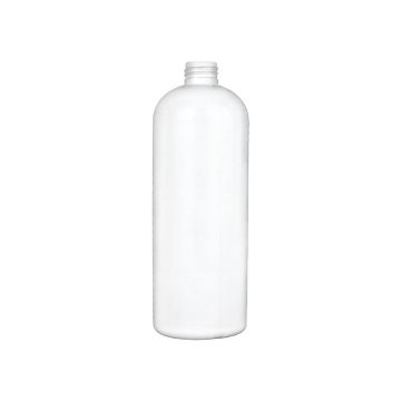32 oz White HDPE Cosmo Round Bullet Bottle, 28-410