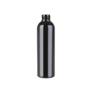 4 oz Black PET Cosmo Round Bullet Bottle, 20-410