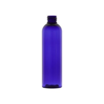 4 oz Blue PET Cosmo Round Bullet Bottle, 20-410