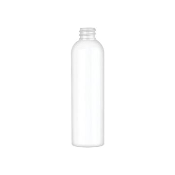 4 oz White PET Cosmo Round Bullet Bottle, 20-410