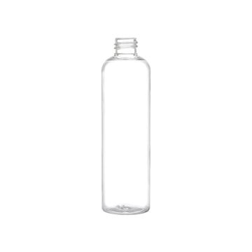 8 oz Clear PET Cosmo Round Bullet Bottle, 24-410
