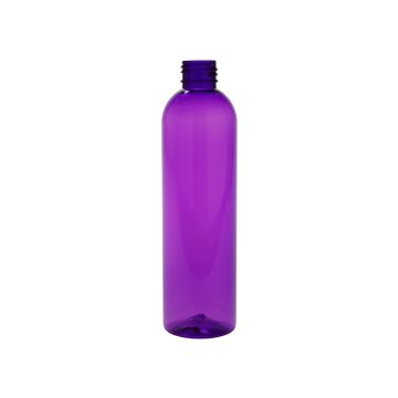 8 oz Purple PET Cosmo Round Bullet Bottle, 24-410