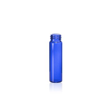 2 Dram Blue Glass Vial, 15-425