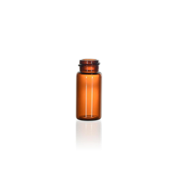 2 1/3 Dram Amber Glass Vial, 18-400