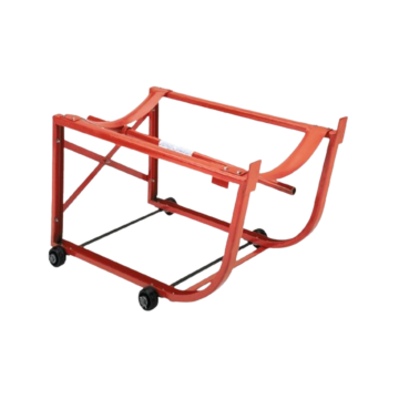 55 Gallon Drum Cradle, Outboard Polyolefin Wheels - 600 lb. Capacity
