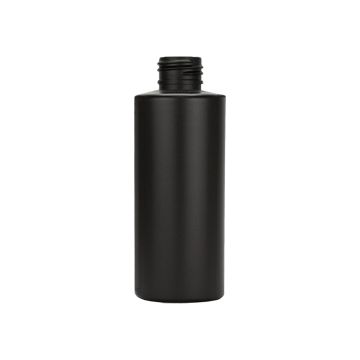 2 oz Black HDPE Cylinder with 20-410 neck size