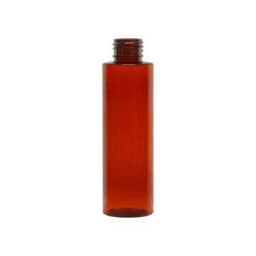 4 oz Amber PET Cylinder Bottle, 24-410