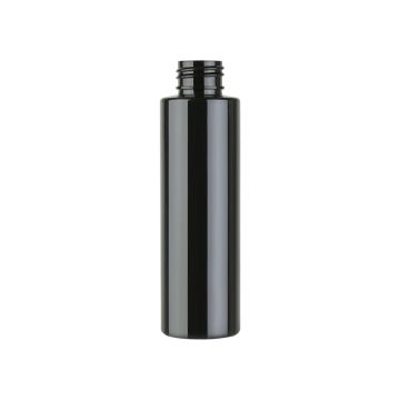 4 oz Black PET Cylinder Bottle, 24-410
