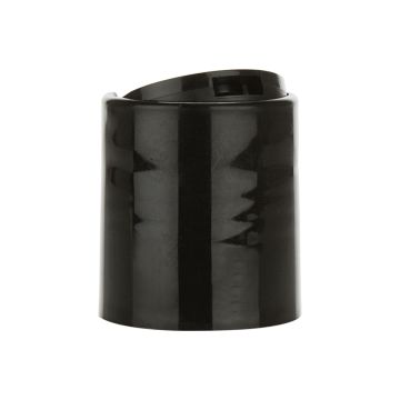 Black PP Smooth Disc Cap