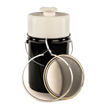 5 gallon Delpak composite pail with lever lock ring