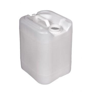 5 Gallon HDPE Closed Head Square Pail – Natural