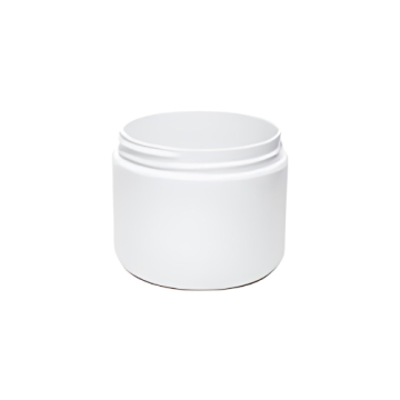 4 oz White PP/PP Round Base D/W Jar 70-400