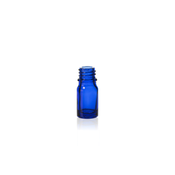 5 ml Blue Glass Euro Bottle, 18 DIN