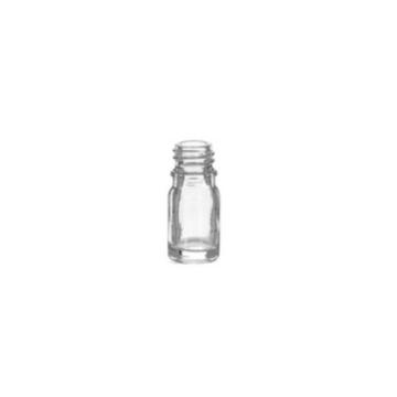 5 ml Clear Glass Euro Bottle, 18 DIN
